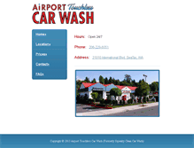 Tablet Screenshot of airporttouchlesscarwash.com